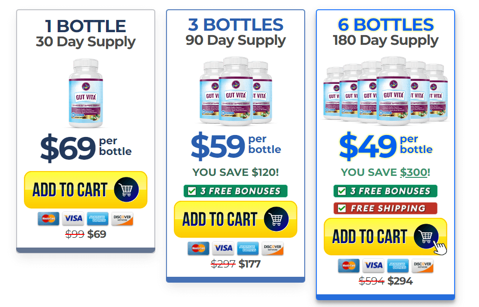 Gut Vita 6 Bottles Price